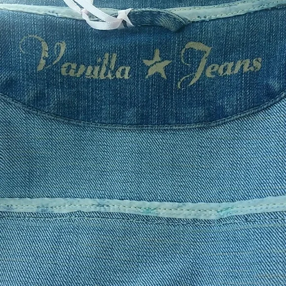 Vanilla Star Denim Embroidered Jacket EUC size L - Picture 3 of 8